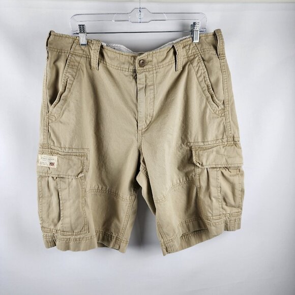 Denim & Supply Ralph Lauren Other - Denim & Supply Ralph Lauren Shorts Mens 36x11 Beige Vintage Cargo Shorts